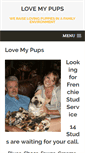 Mobile Screenshot of lovemypups.com